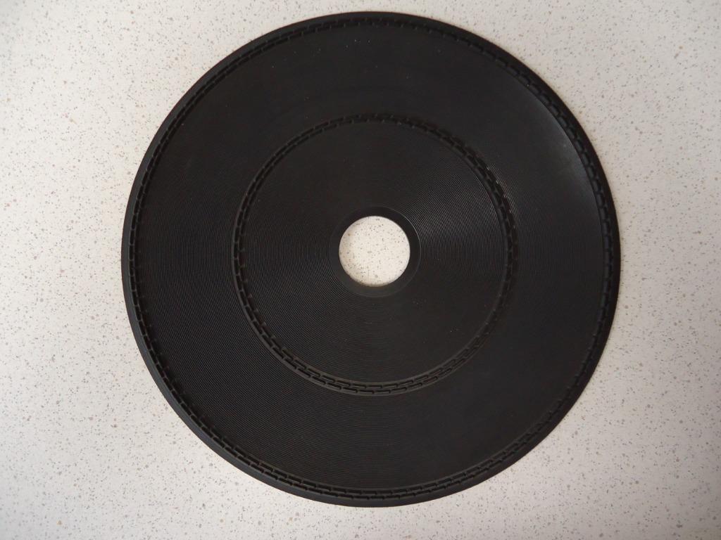 Rubber Draaitafelmat voor platenspeler in prima Staat !, Ophalen of Verzenden, Zo goed als nieuw, Platenspeler-onderdeel, Overige merken