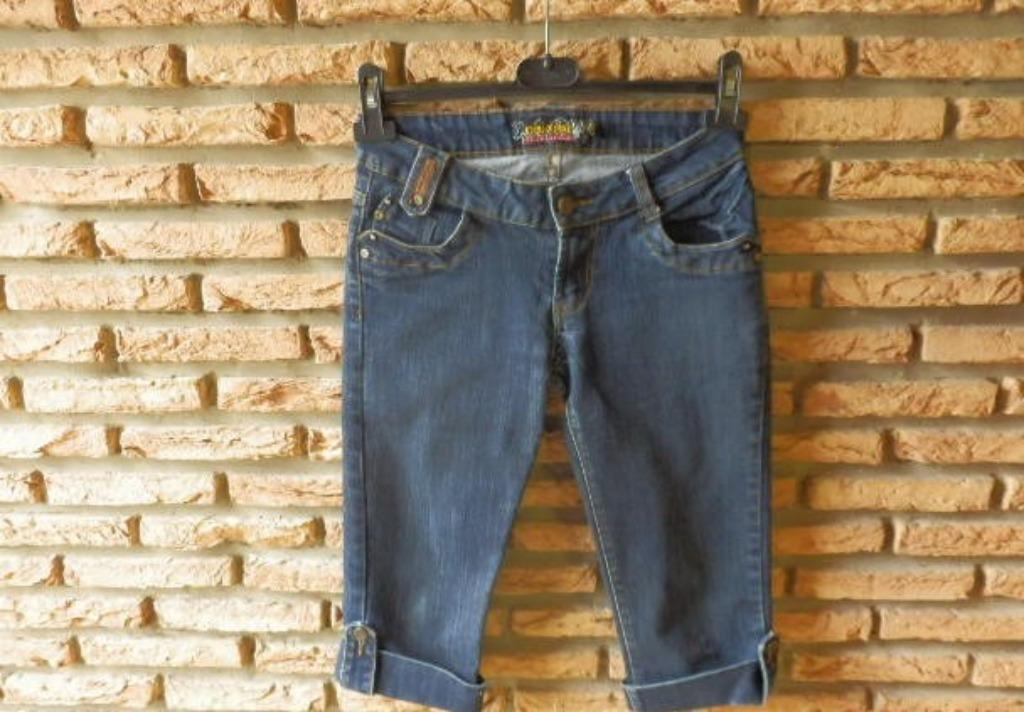 (9)- jeans ¾ femme t.38 bleu - onado -, Kleding | Dames, Onado, Blauw, Ophalen of Verzenden, Zo goed als nieuw