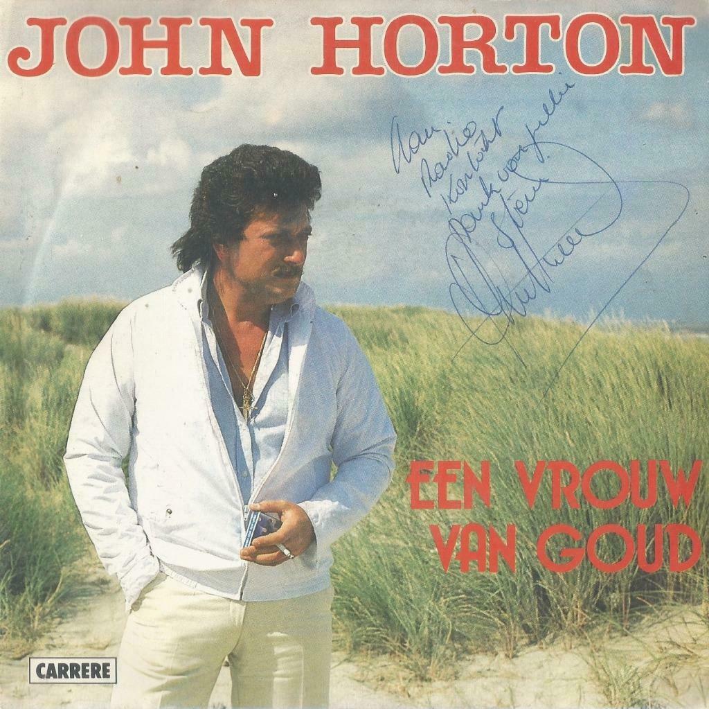 John Horton – Een vrouw van goud  / Ik en rock’n’roll – Sing, En néerlandais, Enlèvement ou Envoi, Single, Utilisé