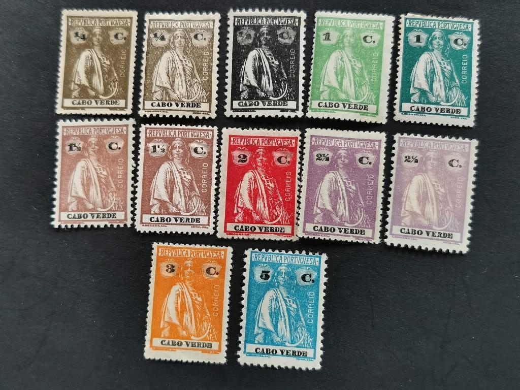 Cap-Vert 1913-26 - Cérès *, Enlèvement ou Envoi, Autres pays, Non oblitéré