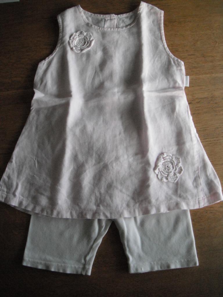mooi setje: kleedje/tuniek en broek, merk: petit filou, Kinderen en Baby's, Gebruikt, Meisje, Ophalen of Verzenden, Setje