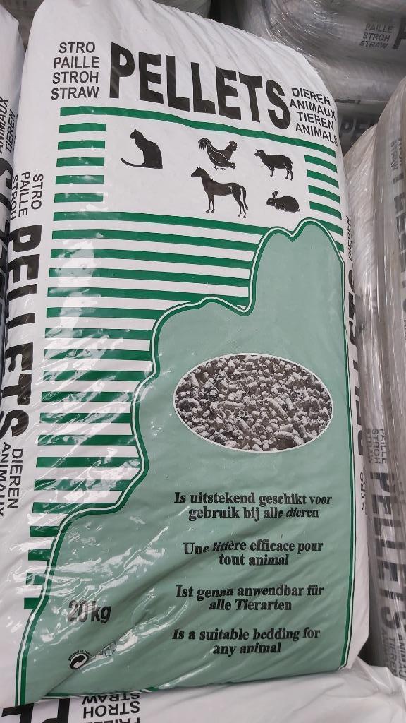 Stropellets - stalbedding - plantenbedekking - stalstrooisel