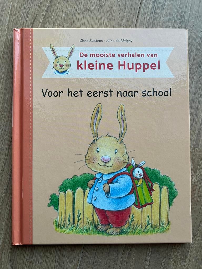 Boek ‘Voor het eerst naar school’ van kleine Huppel, Ophalen, Zo goed als nieuw, Jongen of Meisje, Voorleesboek