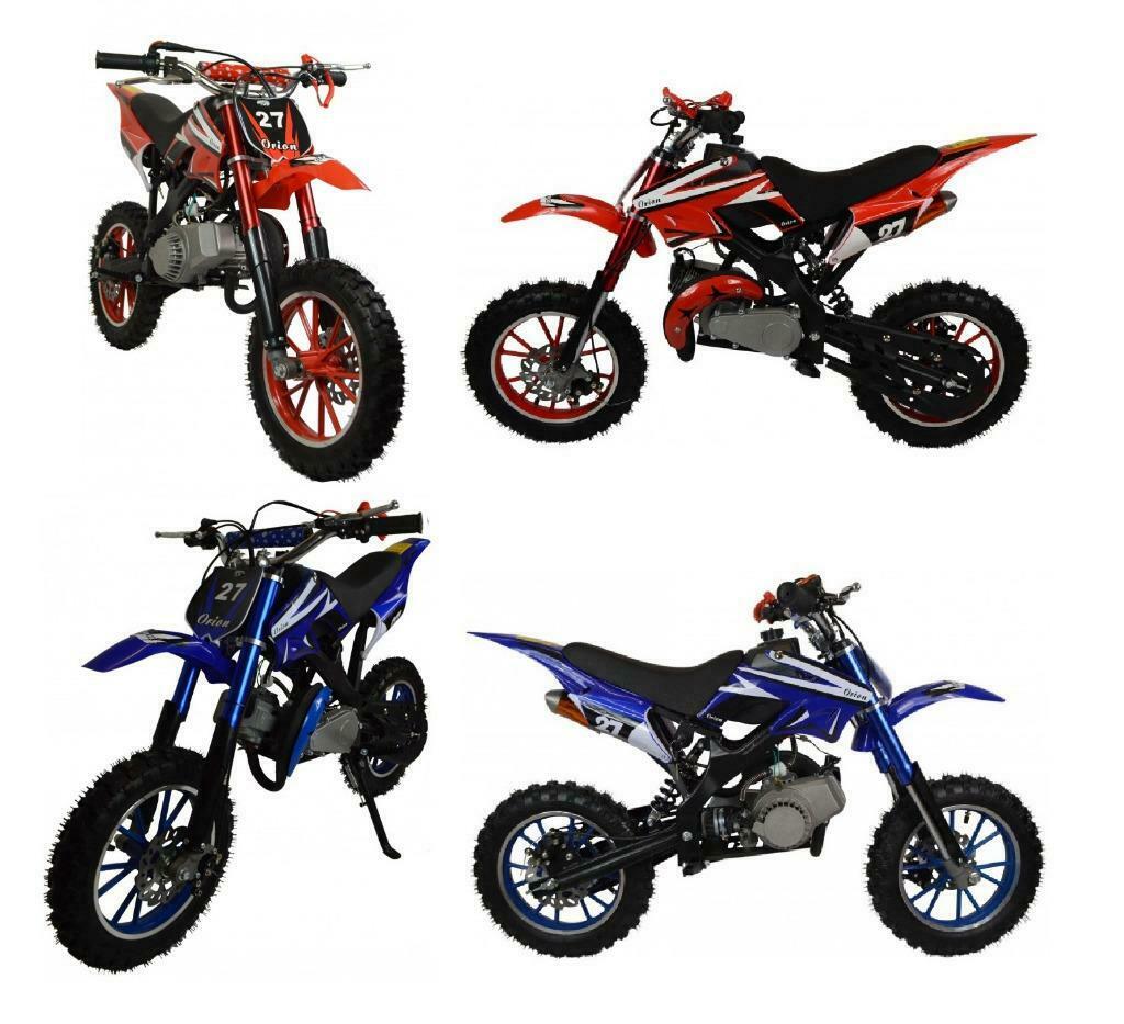 Kinder Crosser Benzine Dirtbike Crossbike 50cc. 30 km. 60 KG, Ophalen of Verzenden, Nieuw