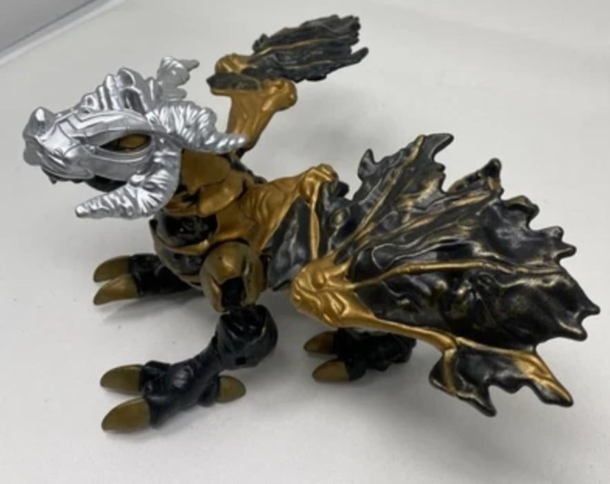 Mega Blocks Fire & Ice Dragon Krystal Wars Black & Gold, Ophalen of Verzenden, Zo goed als nieuw