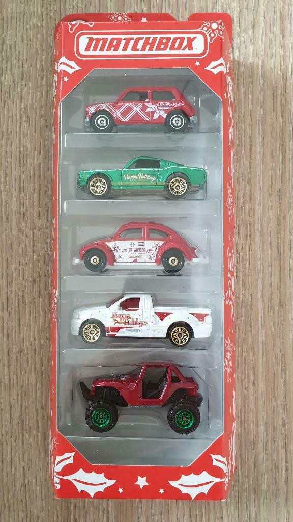 Matchbox 5 Pack Christmas 2019-2020 (Splinternieuw), Enlèvement ou Envoi, Neuf, Voiture, Matchbox