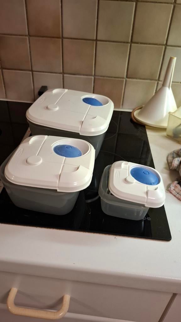3 bocaux carrés, résistants aux micro-ondes, Enlèvement