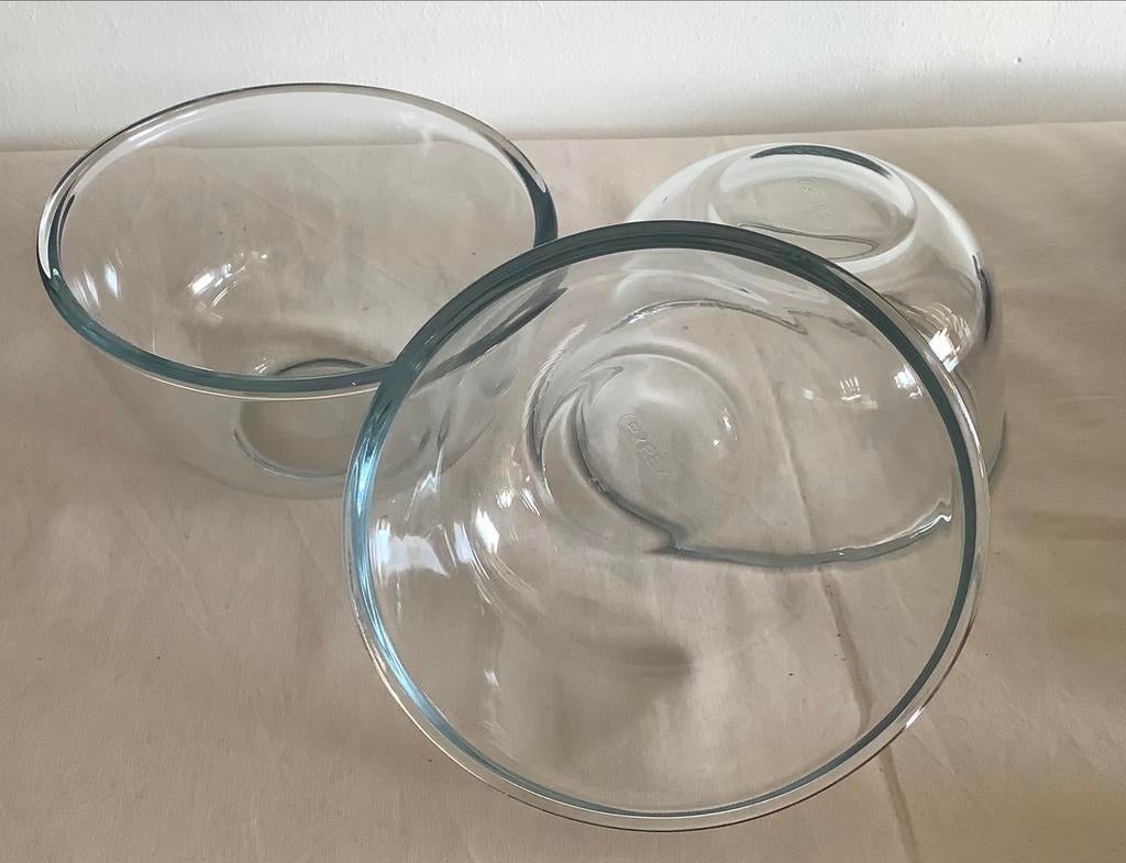 Lot de 3 bols en Pyrex 500ml, Maison & Meubles, Comme neuf