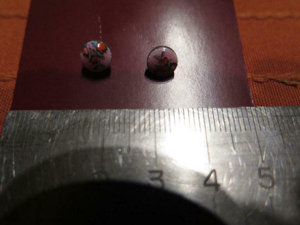 boucles d'oreilles, Bijoux, Sacs & Beauté, Boucles d'oreilles, Enlèvement ou Envoi, Utilisé, Rose, Autres matériaux