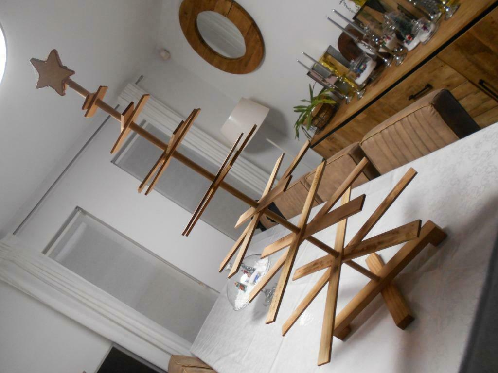 NOEL...SAPIN en bois..120cm. parfait  état, Enlèvement, Comme neuf, Article de fête