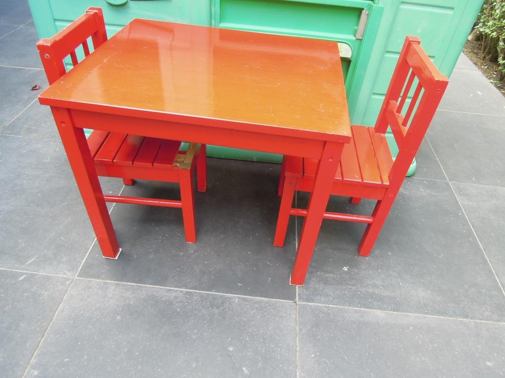 tafel twee stoeltjes kinderen Ikea, Ophalen, Gebruikt, Tafel(s) en Stoel(en)