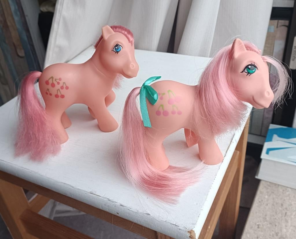 Vintage G1 My Little pony Cherries Jubilee Nc en Italy, Ophalen of Verzenden, Gebruikt