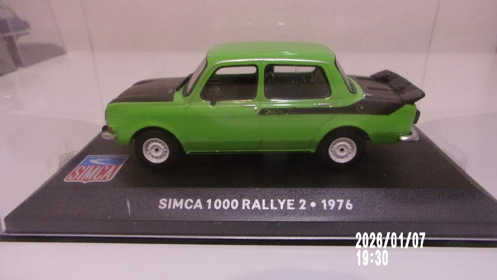 SIMCA RALLYE 2  1976.SIMCA COLLECTION 1/43 COMME NEW, Ophalen of Verzenden, Zo goed als nieuw, Auto, Overige merken