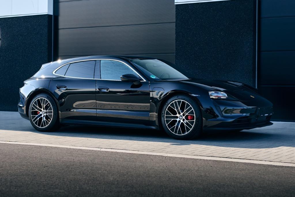 Porsche Taycan 4S Sport Turismo 2023, Auto's, Automaat, Testrit aan huis, USB, Zwart