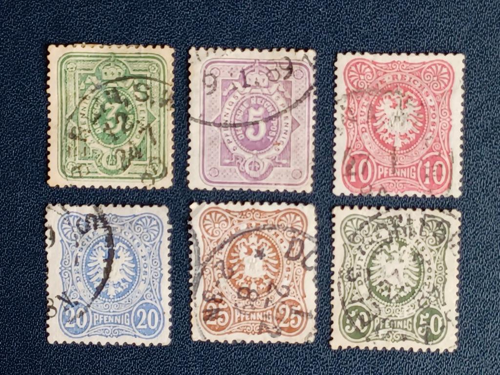 Postzegels  Duitse Rijk, Ophalen of Verzenden, Duitse Keizerrijk, Gestempeld