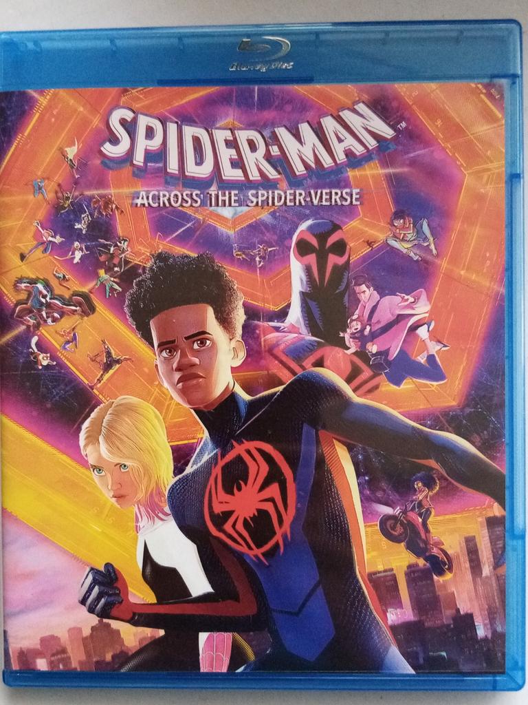 Spider-man accros the spider-verse / Blu-ray, Ophalen of Verzenden, Zo goed als nieuw