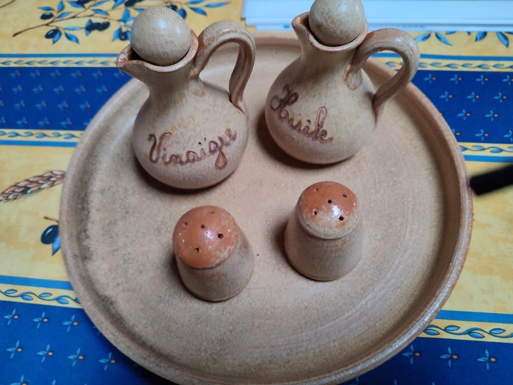 Service à condiments, Neuf, Enlèvement ou Envoi, Poterie rustique, Autres types