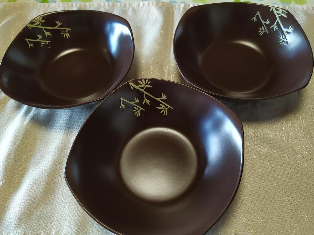 3 bruine nieuwe schaaltjes - 10 euro samen, Ophalen of Verzenden