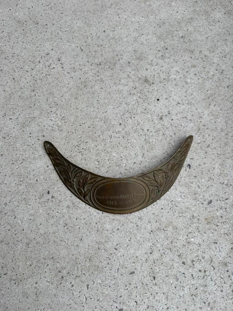 Wo1 Franse herdenkingsplaat, Ophalen of Verzenden