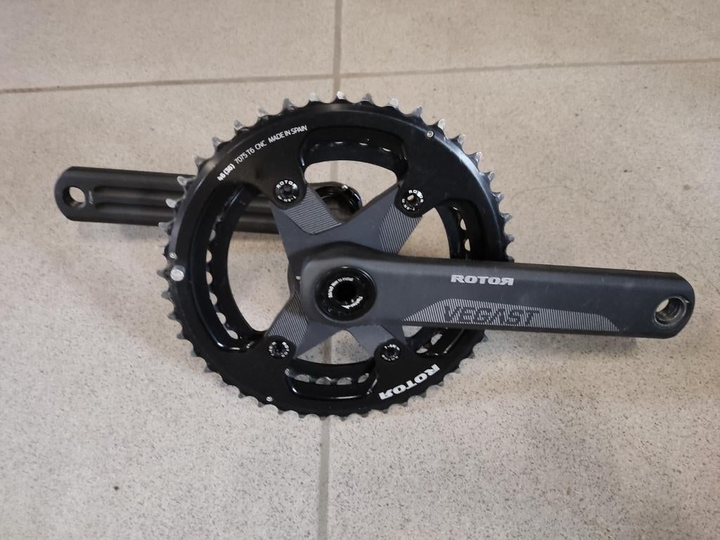 Crankstel Rotor Vegast 52-36 en 46-36 tanden, Fietsen en Brommers, Ophalen, Zo goed als nieuw