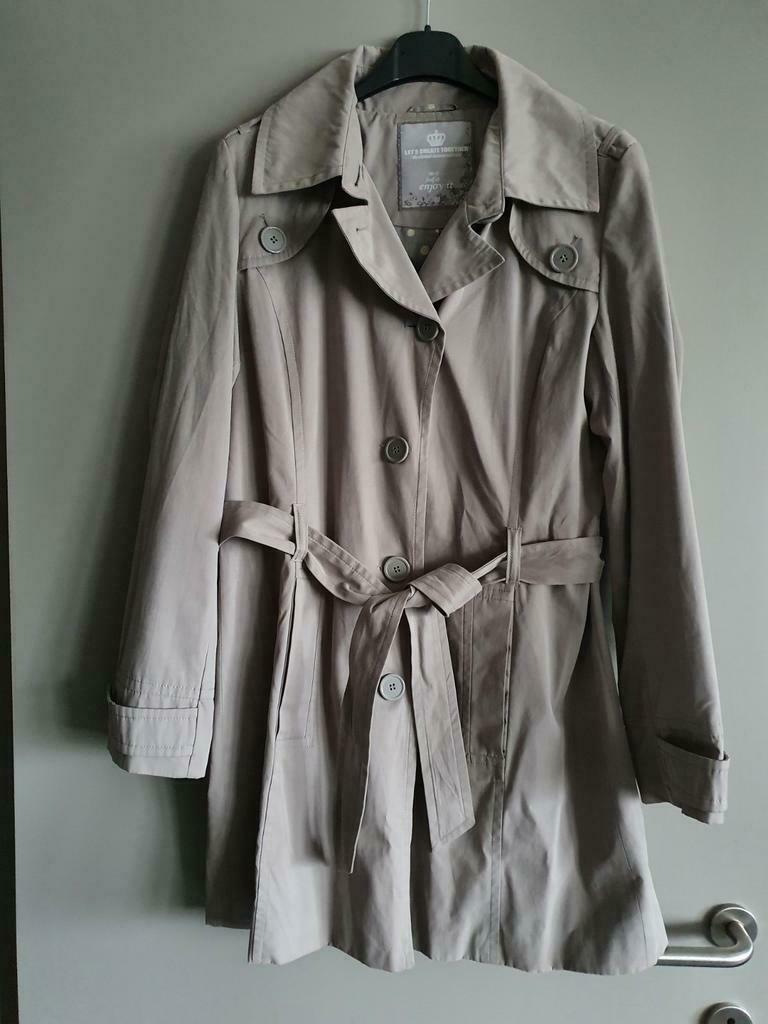 Trenchcoat van JBC maat 44, Taille 42/44 (L), Gris, Enlèvement ou Envoi, JBC