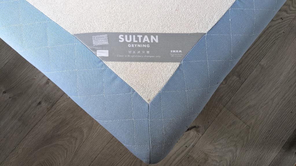 Springbox Ikea Sultan Gryning bedbodem 2x1,6m, Huis en Inrichting, Ophalen, Tweepersoons, Zo goed als nieuw, Bedbodem