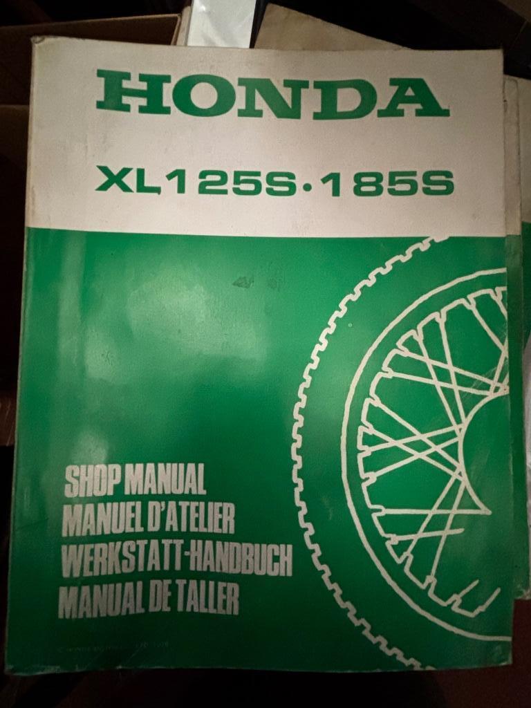 Werkplaatshandboek Honda XLS125, Motos, Modes d'emploi & Notices d'utilisation, Enlèvement ou Envoi, Honda