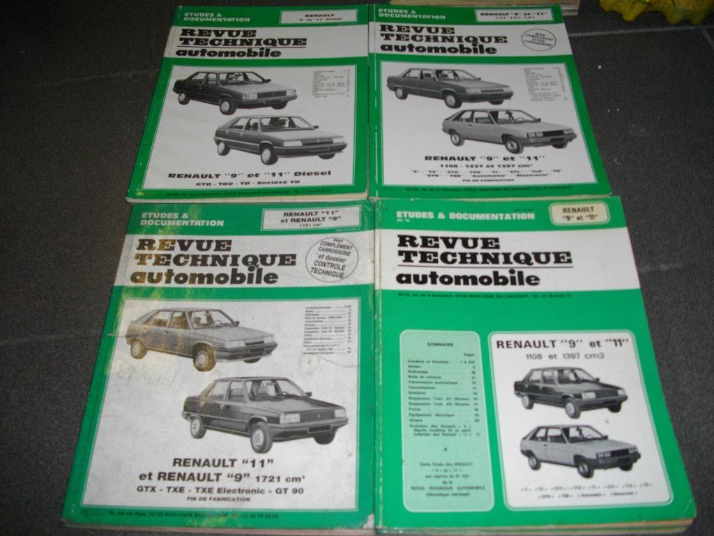 Lot van +/- 80 Revue technique en andere in Frans, Ophalen