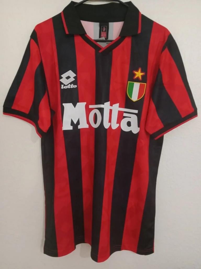 AC Milan Marco van Basten VoetbalShirt Origineel 1993/1994, Enlèvement ou Envoi, Comme neuf