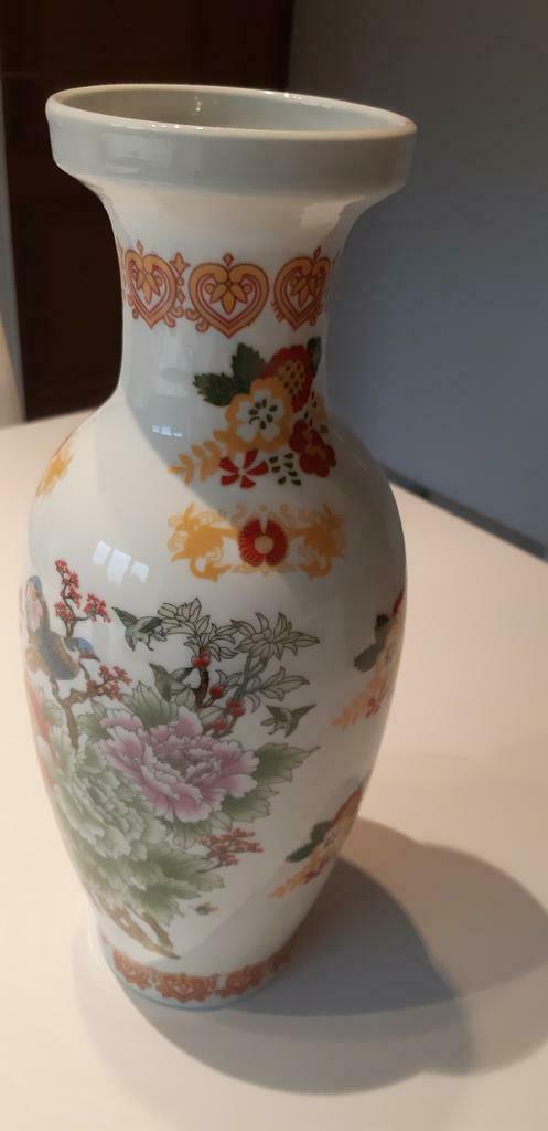 Chinese vaas met rood merkteken als nieuw, Ophalen
