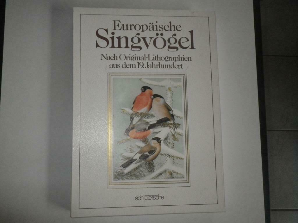 Europäische Singvögel, nach original -lithographien aus dem, Livres, Animaux & Animaux domestiques, Comme neuf, Enlèvement, Oiseaux