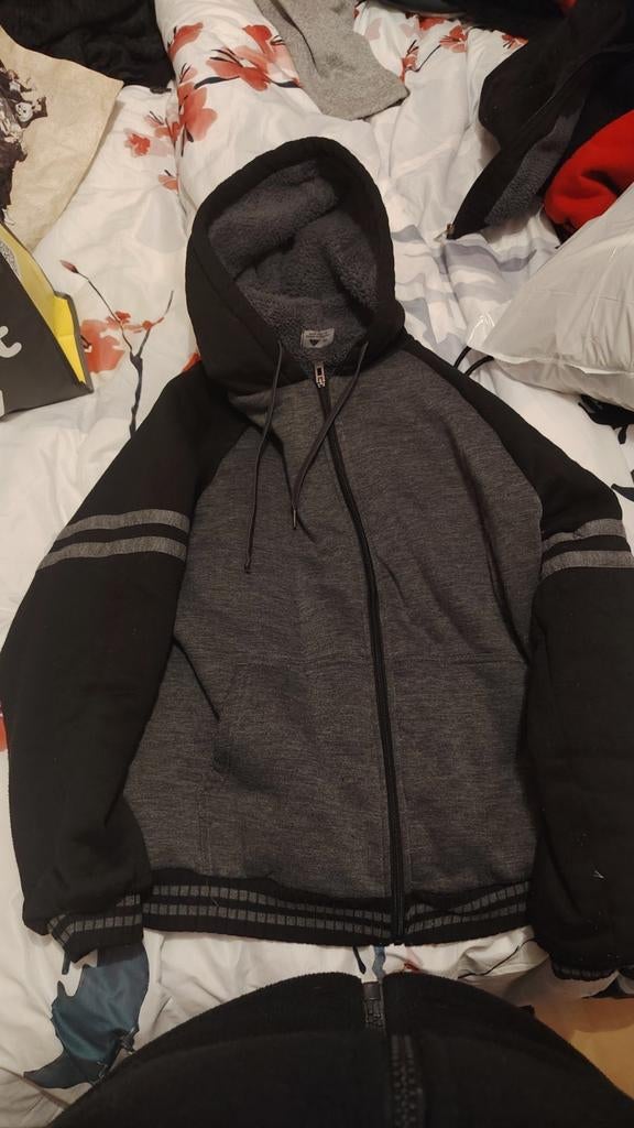 Sweat hivers polaire noir gris foncé taille xl, Vêtements | Hommes, Enlèvement ou Envoi, Comme neuf, Taille 56/58 (XL), Noir