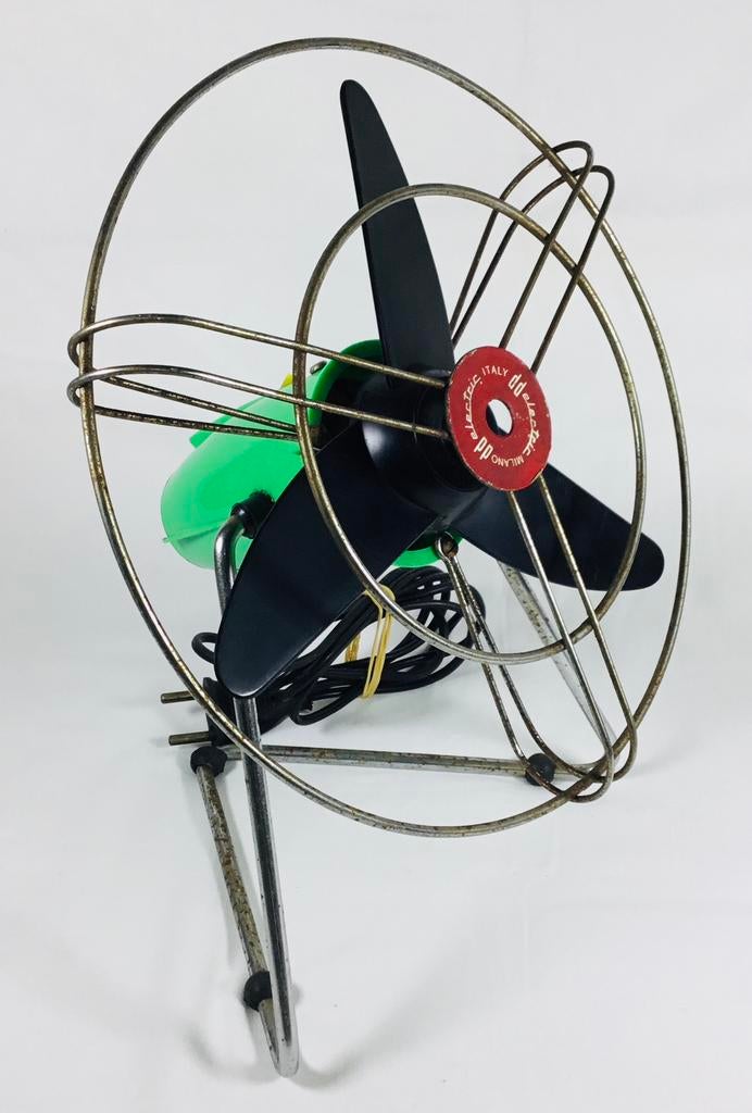 dd electric Vintage design ventilator Milaan Italië, Antiek en Kunst, Ophalen of Verzenden
