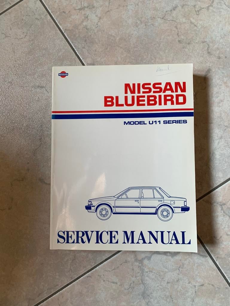 Manuel d'entretien Nissan Bluebird modèle U11, Enlèvement ou Envoi