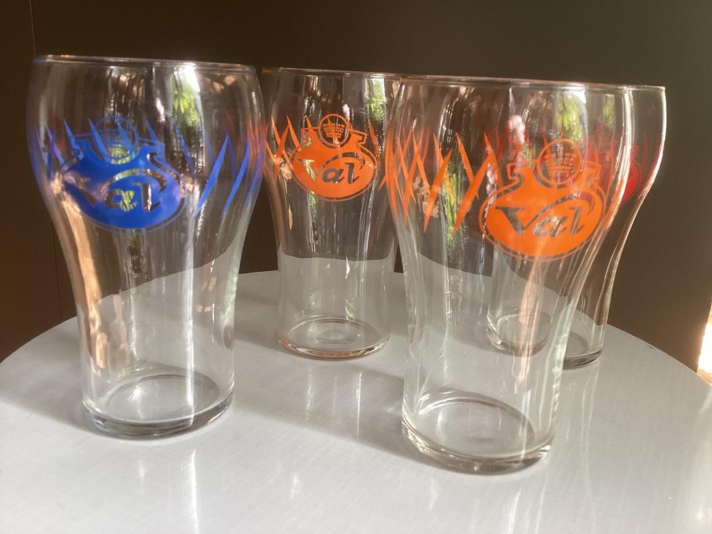 Vintage glazen van Val., Verzamelen, Ophalen of Verzenden