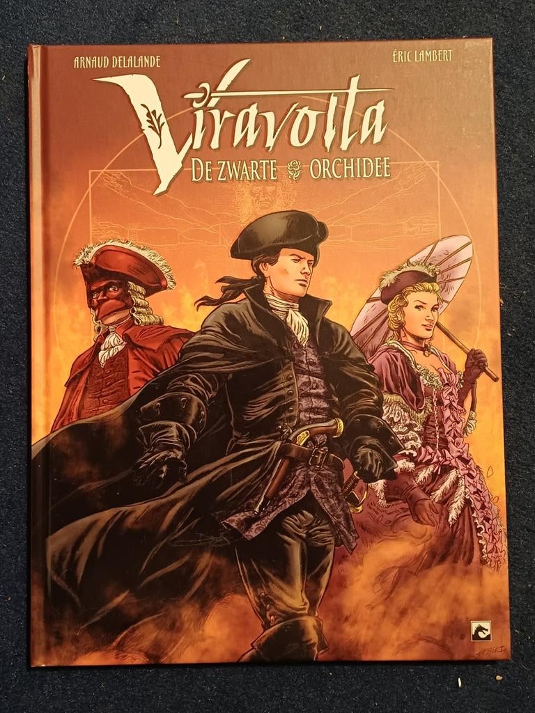 Complete stripreeks Viravolta - De zwarte orchidee - HC, Boeken, Complete serie of reeks, Nieuw, Ophalen of Verzenden, Delalande - Lambert