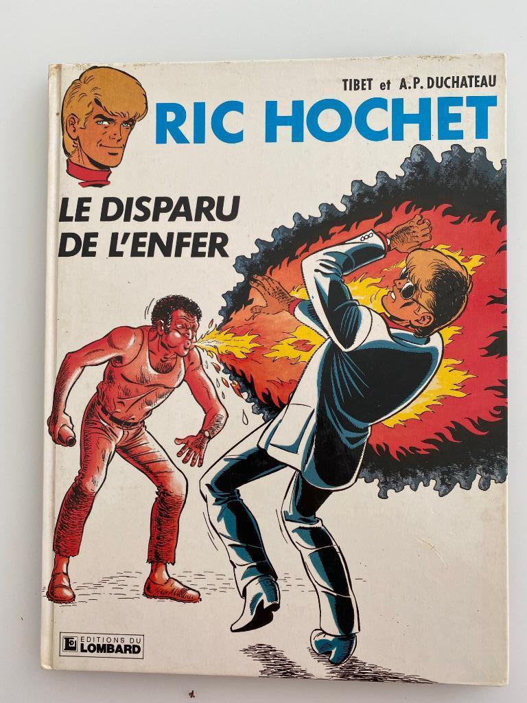 Ric Hochet 39 Le Disparu de l'Enfer EO 1984, Enlèvement ou Envoi, Une BD, Utilisé, Tibet / Duchâteau