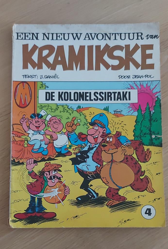 Kramikske nr. 4 De kolonelssirtaki, Eén stripboek, Ophalen of Verzenden, Gelezen, Jean-Pol