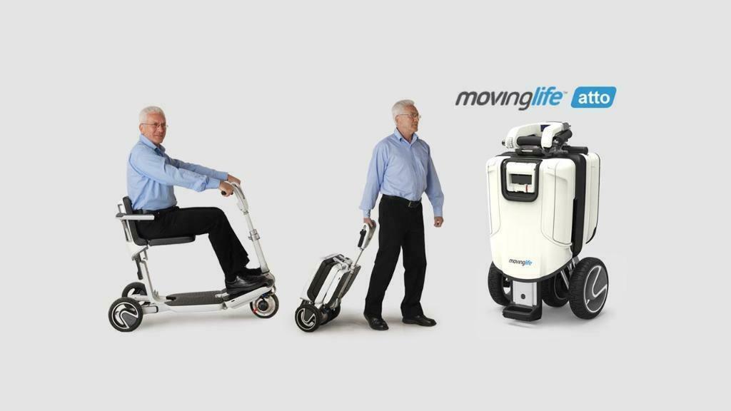 Opvouwbare Scooter Moving Life ATTO Scootmobiel, Ophalen of Verzenden, Nieuw