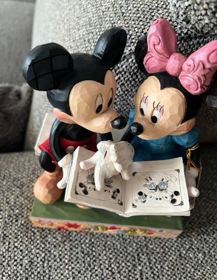 Jim Shore Disney Traditions Mickey&minnie 85th anniversary, Verzamelen, Disney, Nieuw, Beeldje of Figuurtje, Mickey Mouse, Ophalen