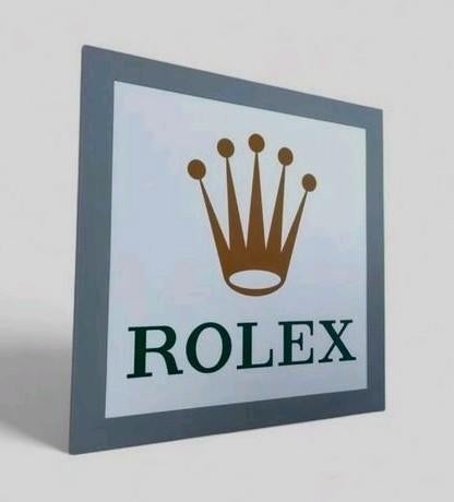 Rolex lichtbord, Ophalen of Verzenden, Zo goed als nieuw