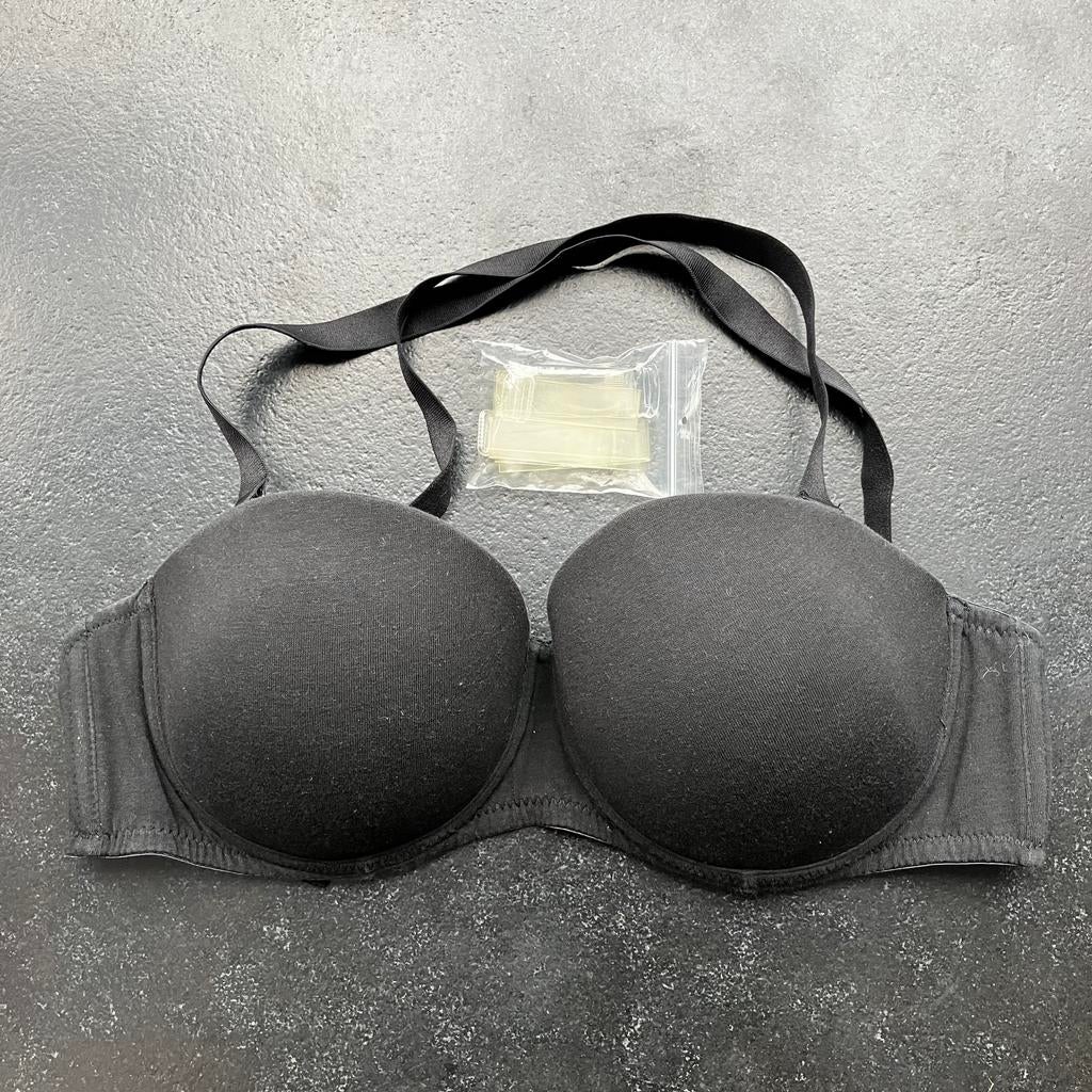 Voorgevormde zwarte balconette beha - EUR 75D / FR 90D, Bonprix Collection, Enlèvement, Noir, Soutien-gorge