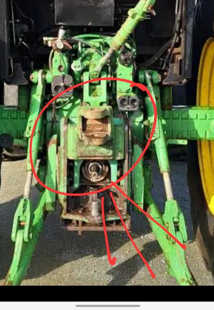 Trekhaak john deere 4450 gezocht, Zakelijke goederen, Ophalen, John Deere