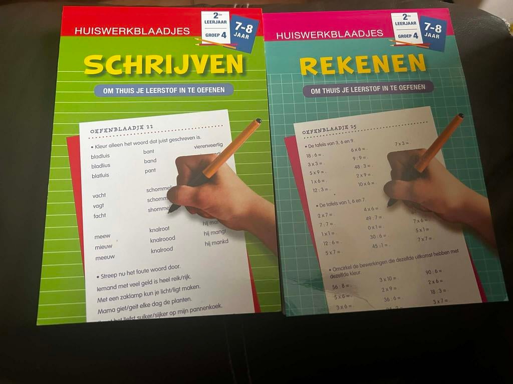 Oefenboeken 2de leerjaar Nieuw, Boeken, Ophalen, Zo goed als nieuw