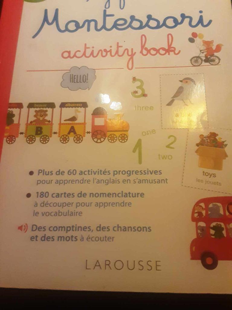 My first Montessori activity book, Livres, Enlèvement, Comme neuf