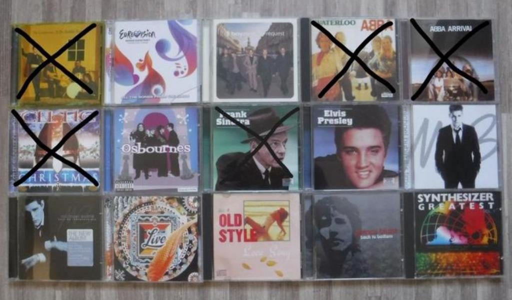 Cd's allerlei, Ophalen, Gebruikt