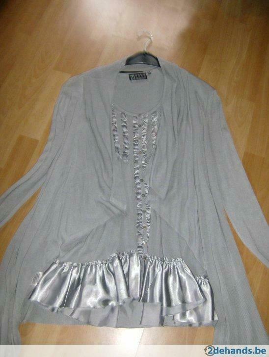 vest + top merk yaya - maat xl, Enlèvement ou Envoi, Porté, Taille 46/48 (XL) ou plus grande