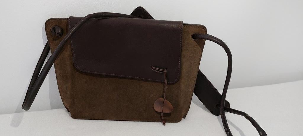 Sac à bandoulière Tibana en cuir marron, Neuf, Autres marques, Cuir, Enlèvement ou Envoi