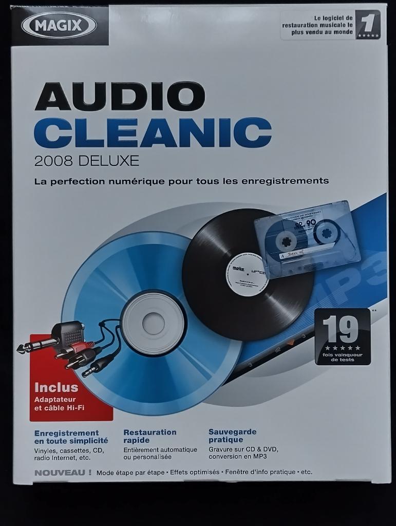 Logiciel Audio Cleanic 2008 Deluxe (complet), Enlèvement, Comme neuf