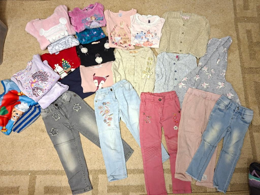 Pakket kleding meisjes maat 98, Enlèvement ou Envoi, Comme neuf, Taille 98